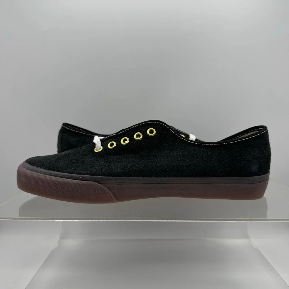 Brand New Vans Authentic LQQK Studio Black Translucent Sole Shoes Men's Size 10